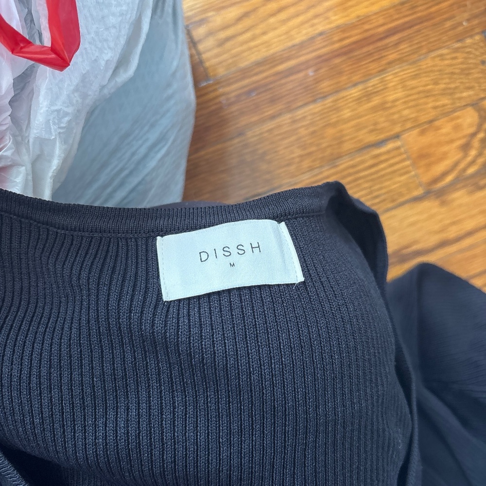 Dissh ribbed midi dress